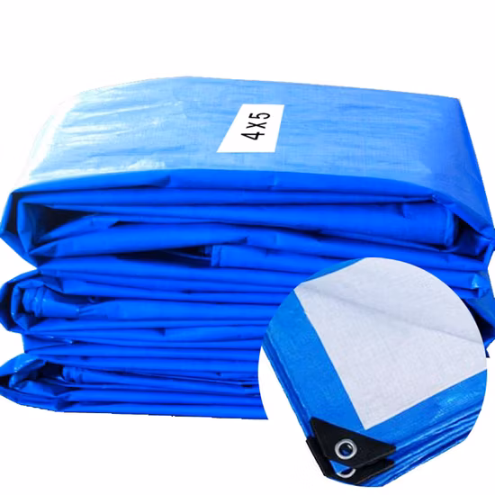 Светоотражающая полиэтиленовая брезентовая пластиковая ткань плотностью 60-160 г/м²