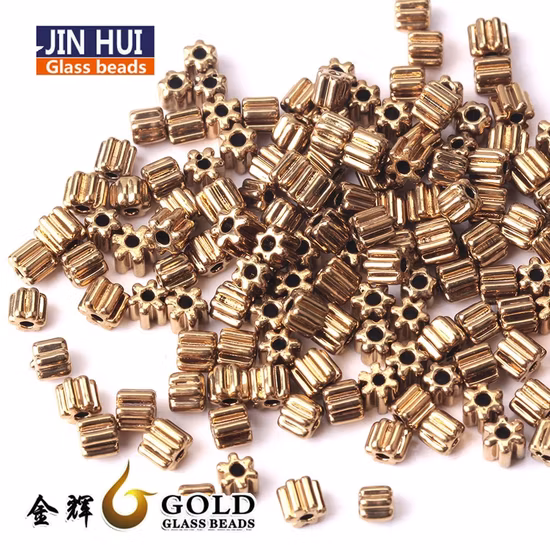 Factory Flower Shape Glass Seed Beads, Scrub Series Beads for Jewelry Making