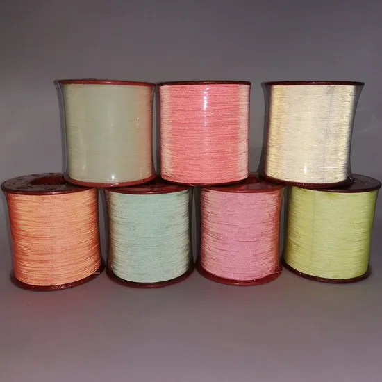 Polyester Fabric High Visibility Customized Width Silver Reflective Yarn for Webbing